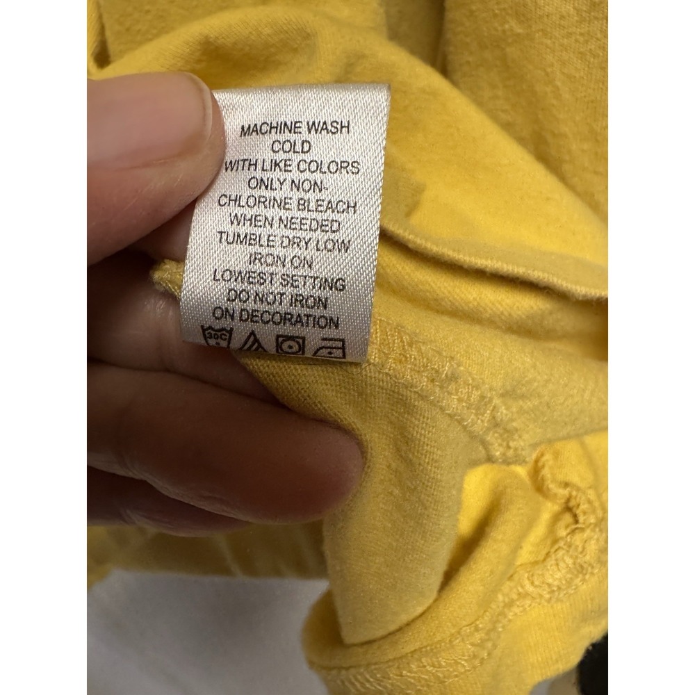 Coca-Cola X Pacsun T Shirt Men's Large Yellow Long Sleeve Casual Tee Outdoors - Picture 9 of 12